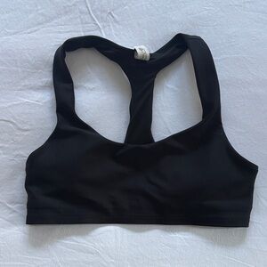 ALO Yoga Black Airlift Advantage Racerback Sports Bra